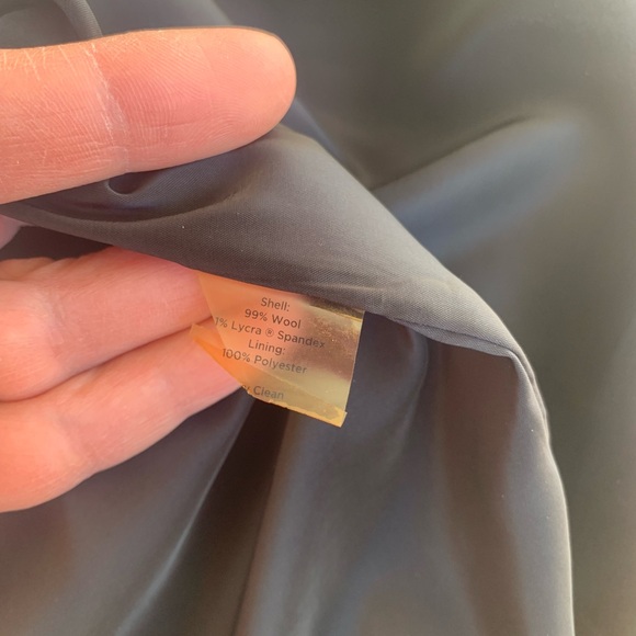 Talbots black A-line skirt wool size 4 - Picture 9 of 11